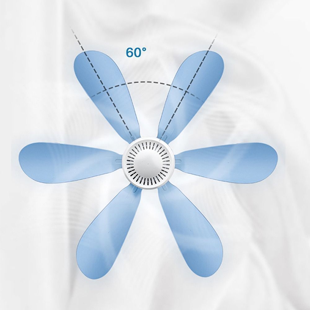 For Camping With Remote Usb Powered Ceiling Canopy Fan Hanging Fan 6 Leaves