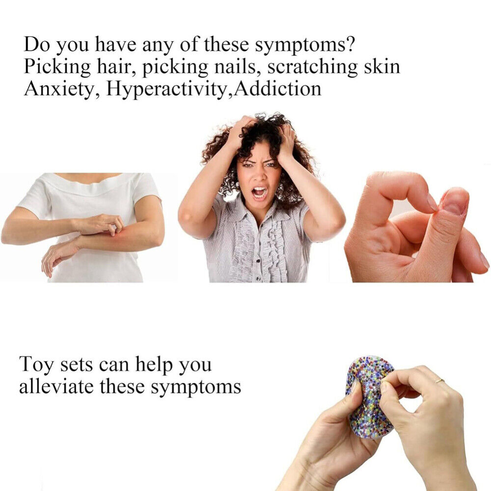 3X Picky Pad Skin Picking Dermatillomania Fidget Toy for Anxiety ADHD Stimming