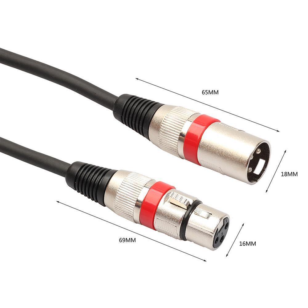 10pcs Stage Cable Male To Female 3 Pin DJ Cable 5.9ft DMX Cables for Stage Light