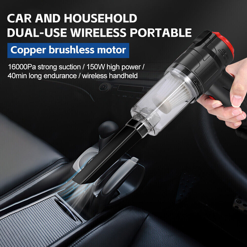 42000RPM Handheld Cordless Vacuum Cleaner Home Car Dust Blower Mini Air Duster