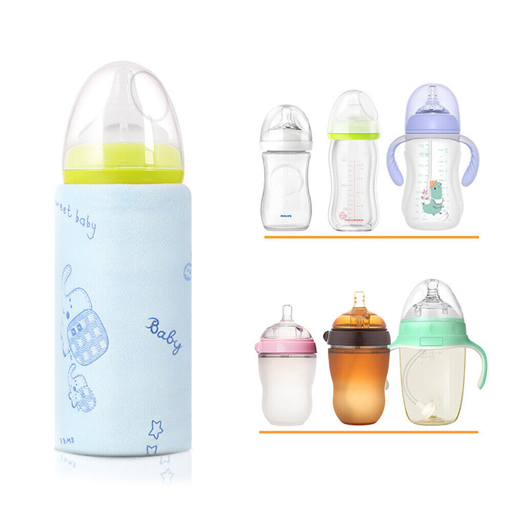 Baby Bottle Warmer Travel USB Heater Milk Pouch Portable Feeding Thermostat Bag