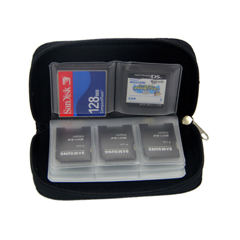 Memory Card Case Micro SD Case Carrying SDHC MMC Wallet Holder Storage Pouch