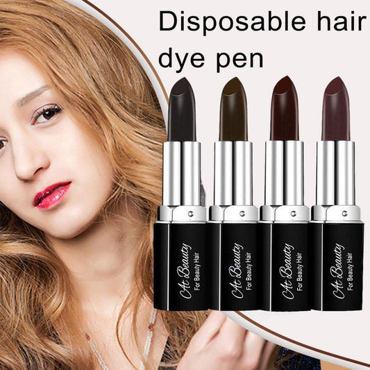 Disposable Temporary Hair Dye Pen Color Stick Lipstick Hair- Cover G0V8