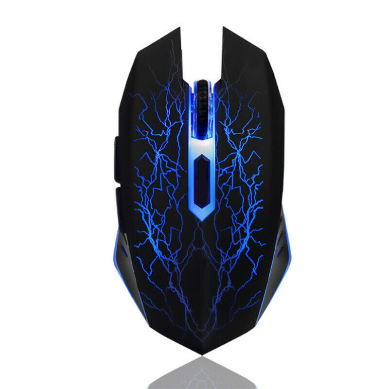 Wireless Gaming Mouse USB Optical Silent Rechargeable for Mac/PC/Laptop CS