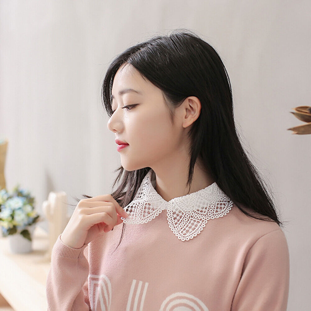 Women Detachable Blouse Collar Elegant Sweater Top Neckline Clothing Accessor