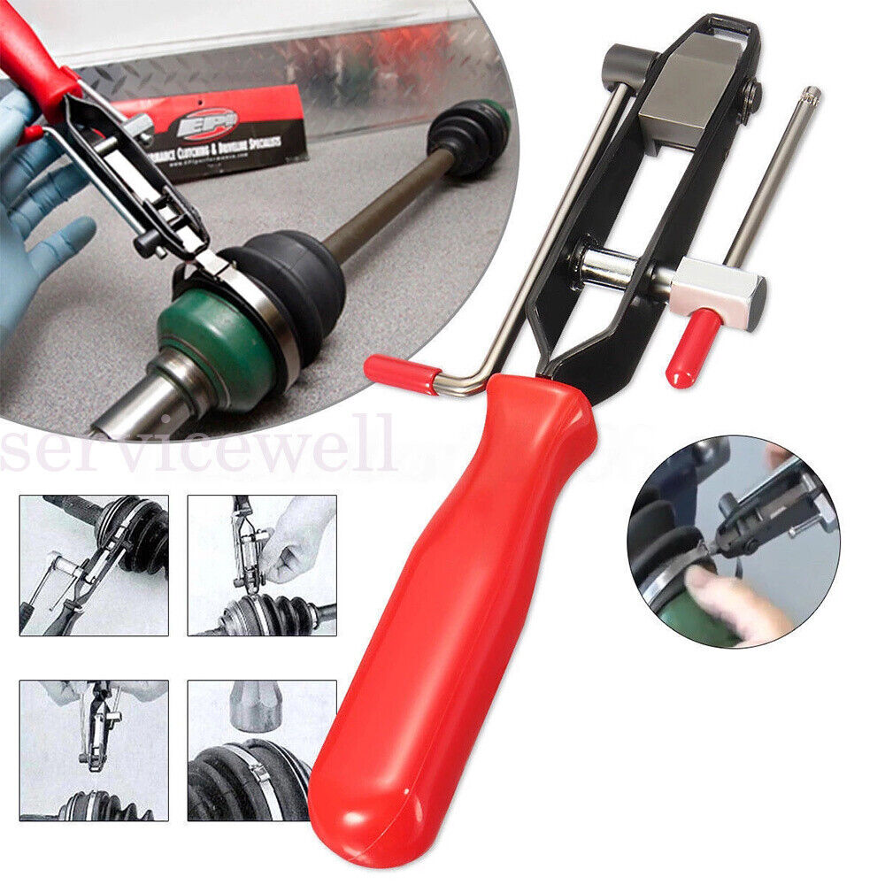 Auto CV Joint Boot Clamps Pliers 2pcs/Set Automobile Car Banding Clamp Tool Kit