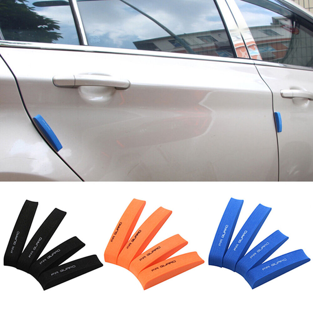 4Pcs Car Door Bumper Strips Edge Guards EVA Foam Anti-Collision Strip Car Door