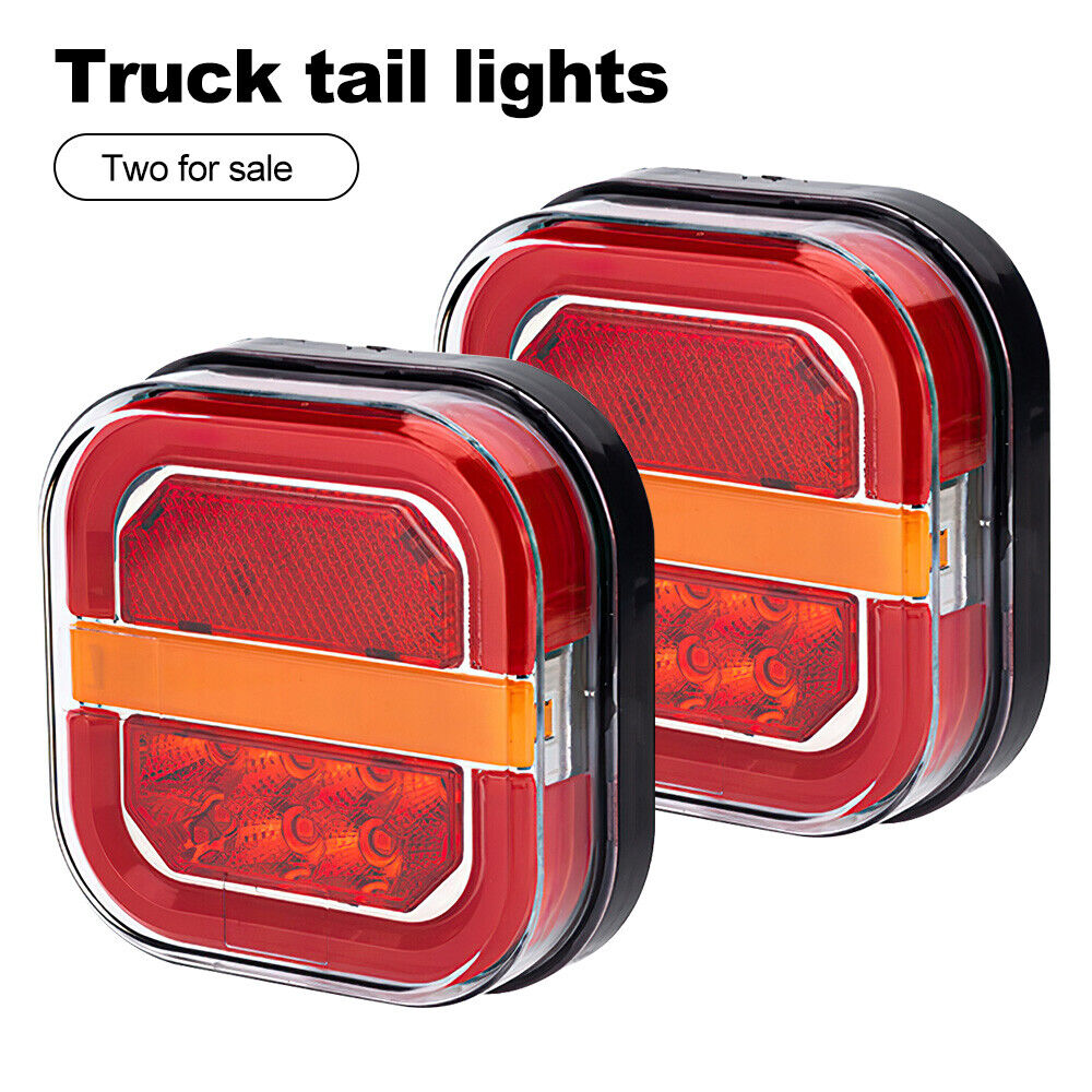 2x LED Tail Lights Stop Indicator Reverse 12V Ute Trailer Caravan Truck Boat