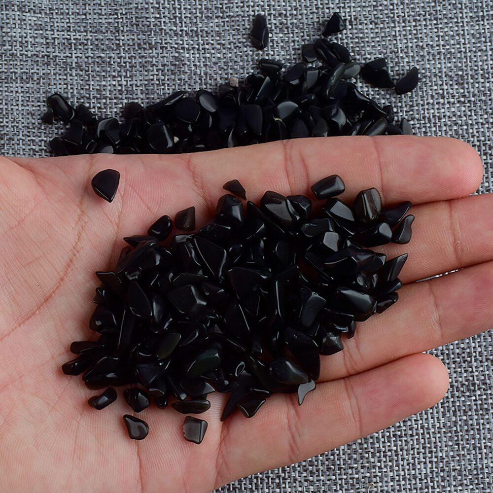 500g Black Obsidian Crystal Chips BULK 100g-1kg A Grade Natural Gemstone Mini Crystal