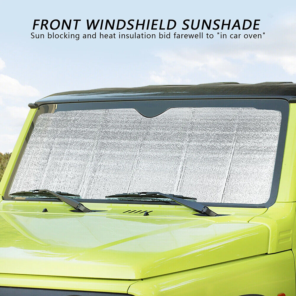 Truck Windscreen Sun Shade Foldable Sunshade UV Blind Visor Protector Reflective