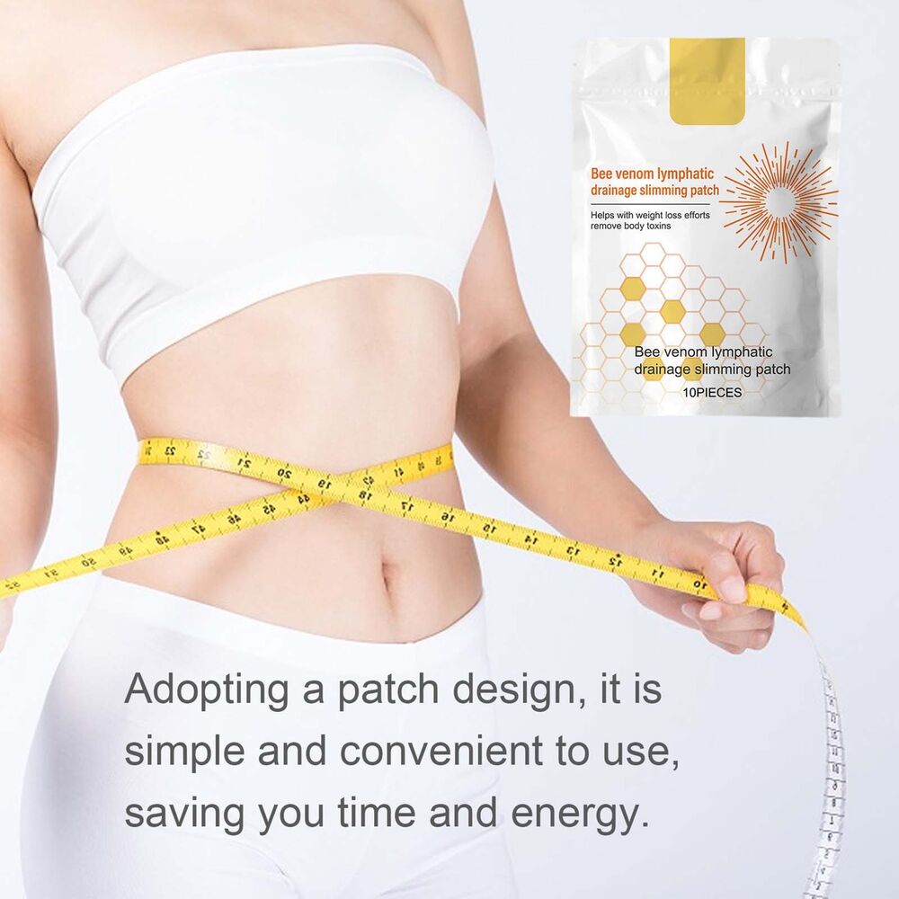 30X Bee Venom Lymphatic Drainage and Slimming Patch for Women & Men Body Slim