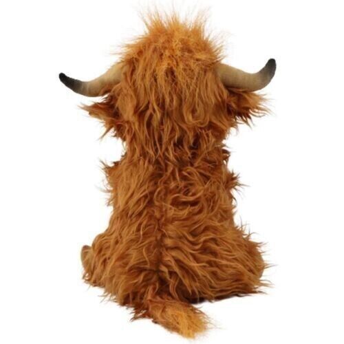 Highland Cow Simulation Scottish Highland Cow Plush Doll Long Hair Cow Toy Gift