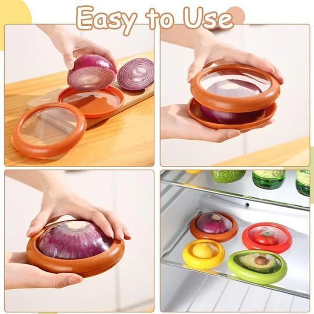 Silicone Fruit Storage Box, 1Pcs Reusable Storage Containers for Fridge NEW