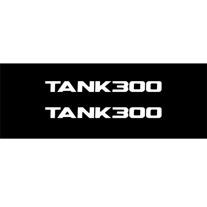 2Pcs Vinyl Car Sticker Car Window door Decals graphic For GWM Tank 300 2022-2024