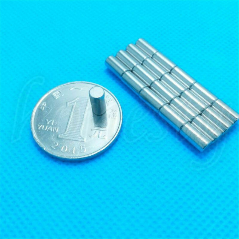 10pcs Super Strong Cylindrical Magnets D6X15mm D5X15mm D2X10mm Rare Earth Neodymium