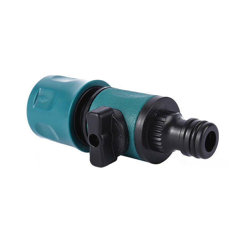 Valve Quick Hose Connector Garden Watering Plastic Shut Off Valve Pipe Adapter