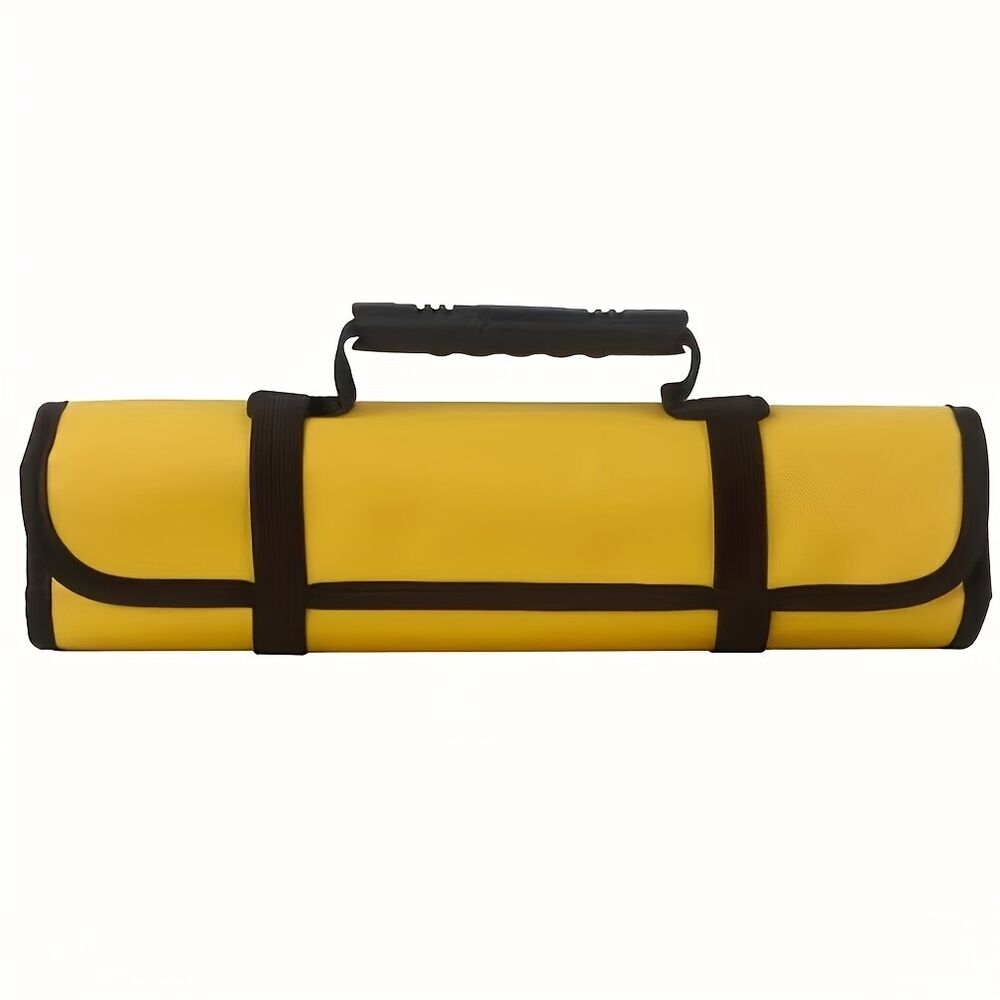 Large Pocket Tool Storage Bag Fold Spanner Case Canvas Wrench Roll Multifunction