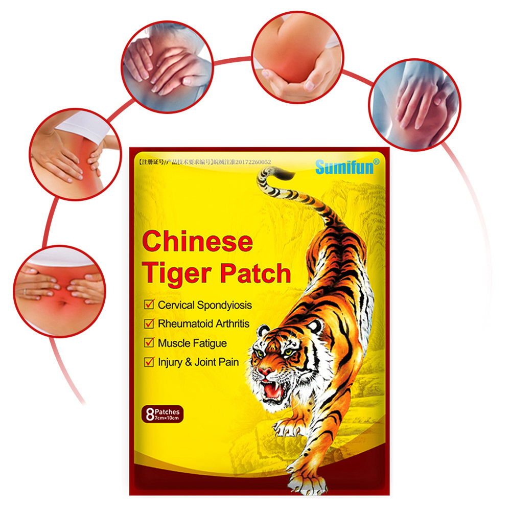 32pcs Tiger Patch Chinese Medical Back Heat Pain Relief Plaster Pad Balm Arthritis