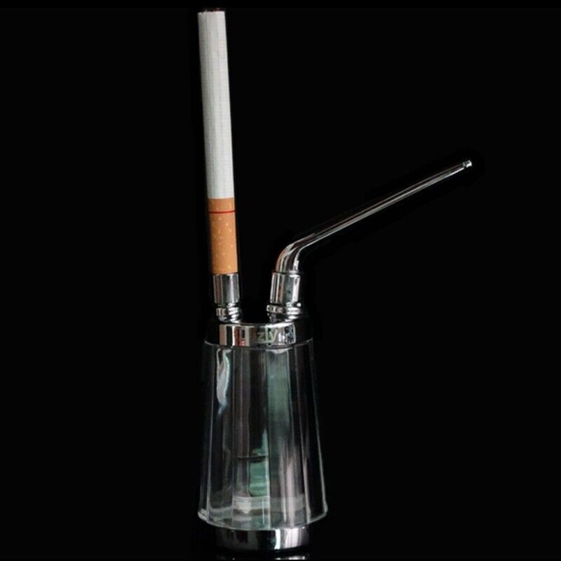 Water Smoke Bottle transparent Water Smoke Pipe portable Smoke Rod Filter Pipe