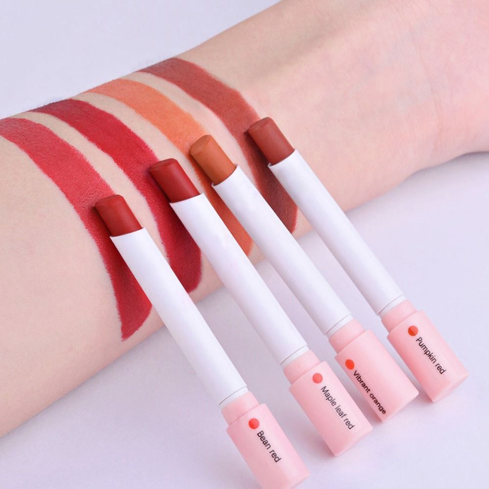 4 PCS Lana Del Rey Lipstick Glossy Tube Lipstick Waterproof Lip Tint Stain Set Women