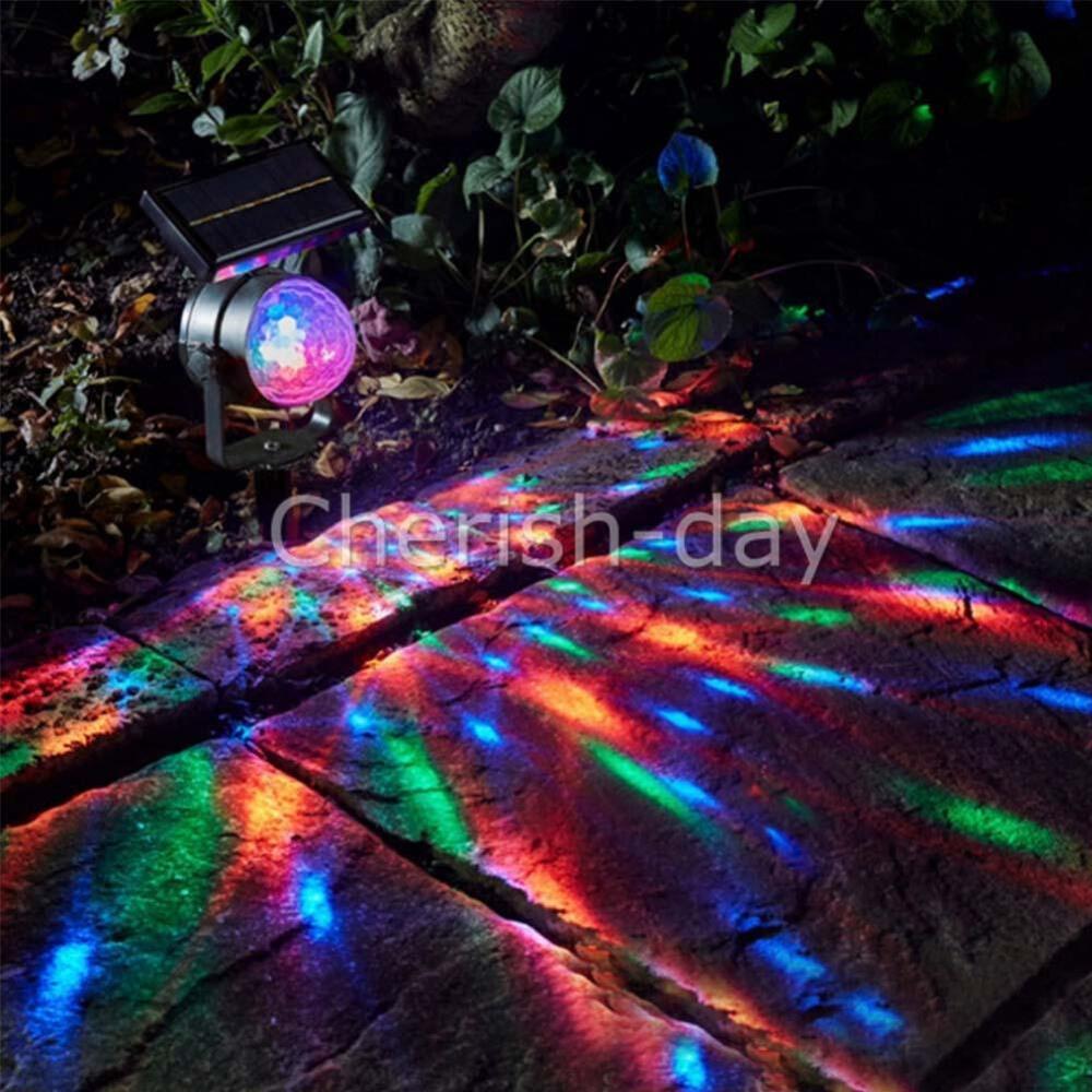 Solar Projection LED Christmas Lamp Outdoor Landscape Waterproof Helloween Lamp