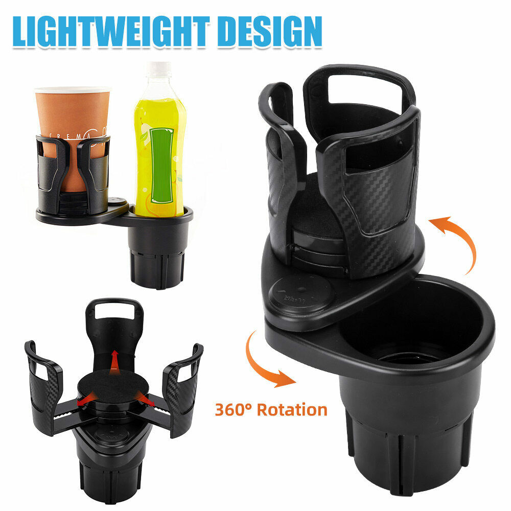 Multifunction Adjustable SUV Car Seat Cup Holder Drink Water Bottles Rack Storag