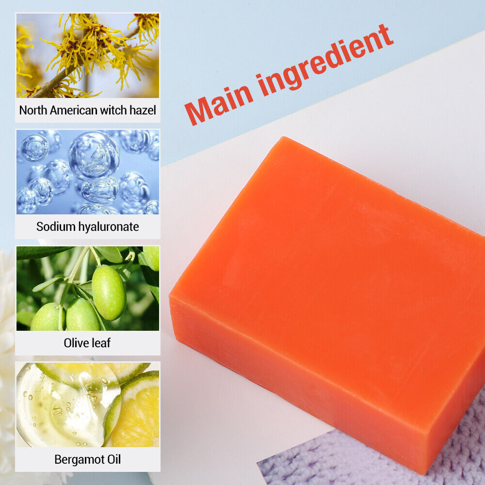 2Pcs Tumeric Soap Skin Whitening Dark Spots lightening Acne Brightening Turmeric