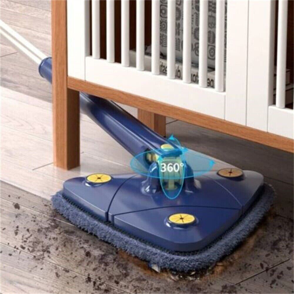 360 Rotatable Adjustable Triangle Lazy Cleaning Mop Multifunctional Wet & Dry