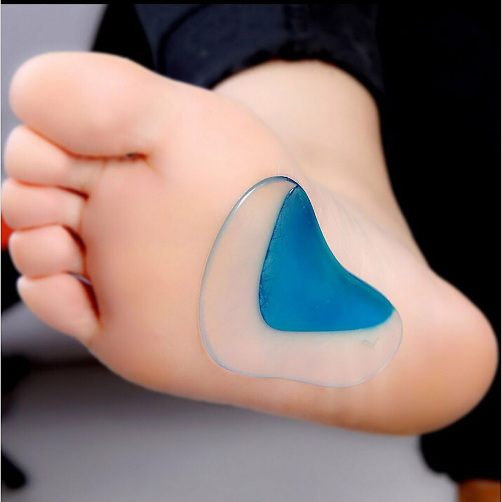 3xFlat Feet Unisex Gel Arch Support orthotic Shoe insole Pad Foot Pain Cushion