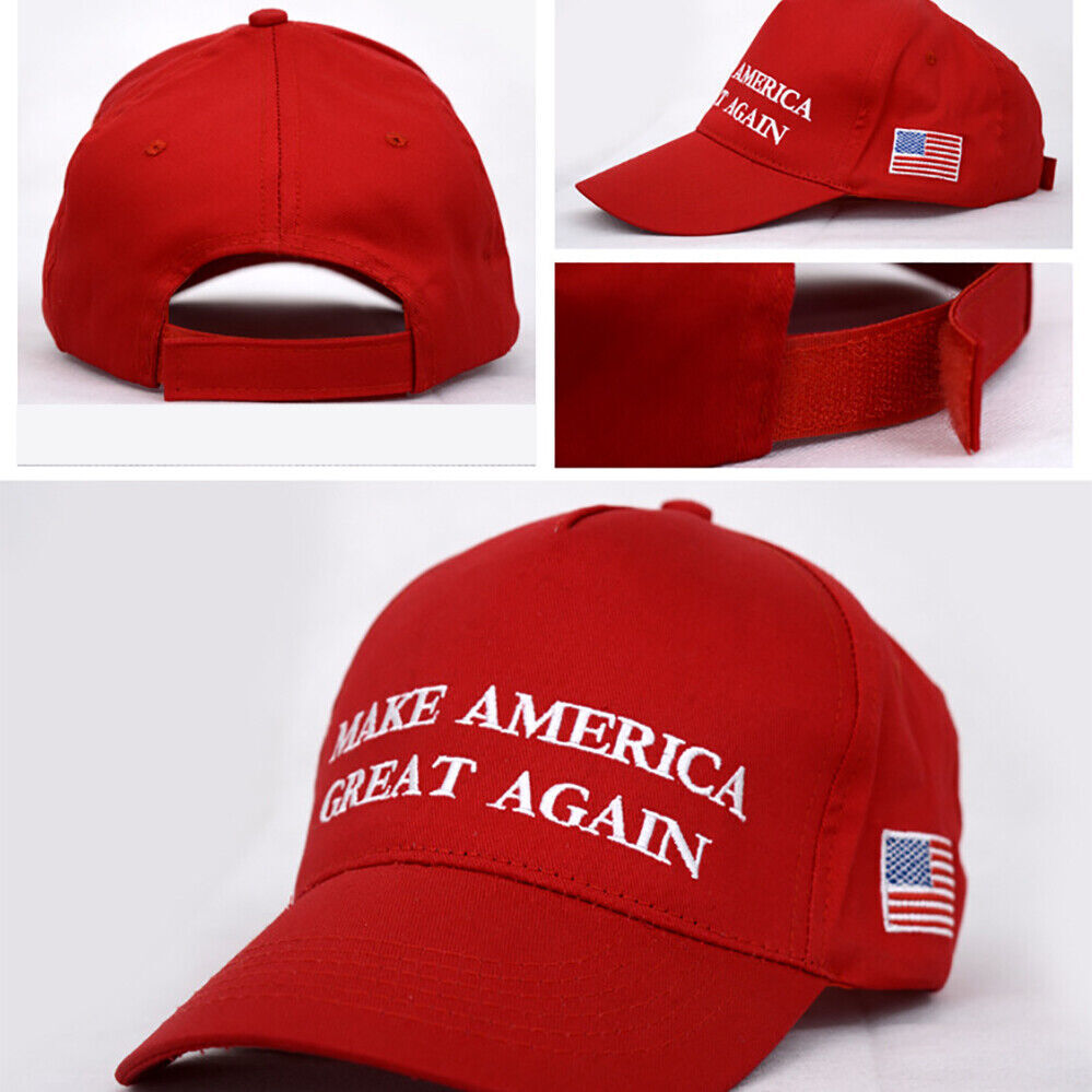 MAGA Make America Great Again Hat Donald Trump Cap Red US Outdoor Adjustable NEW