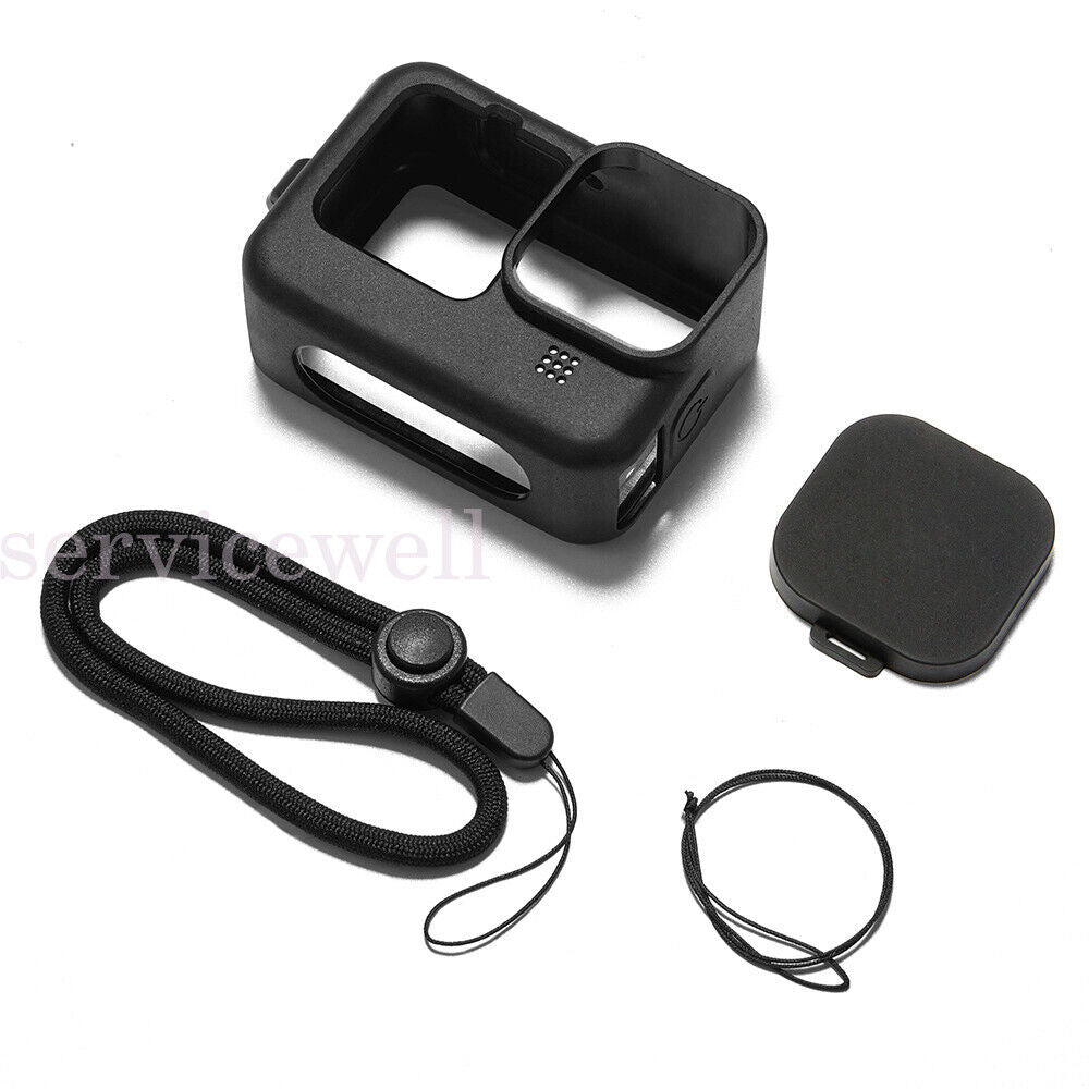 Silicone Case Anti-drop Protective Cover With Lens Cover For GoPro Hero 10/9