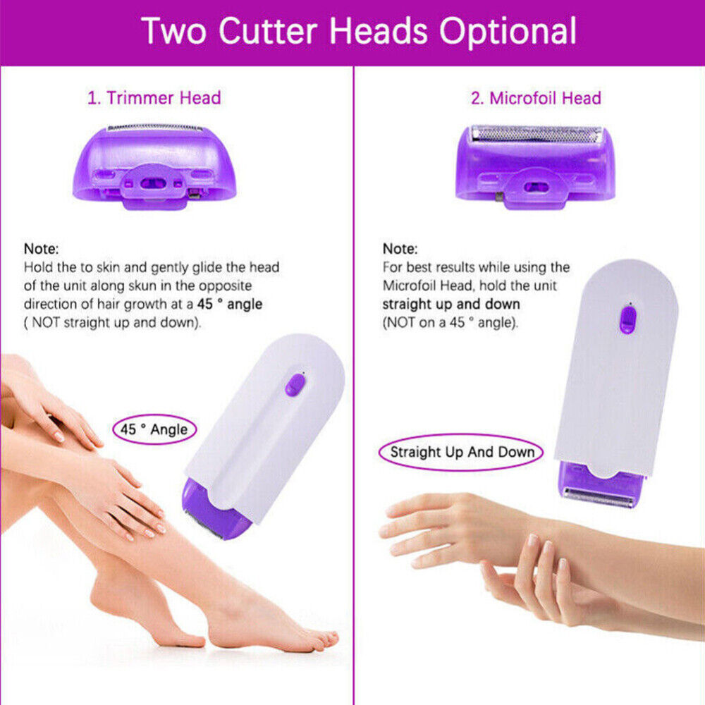 Instant Pain Free Touch Hair Removal Remover Laser Epilator Body Face Women