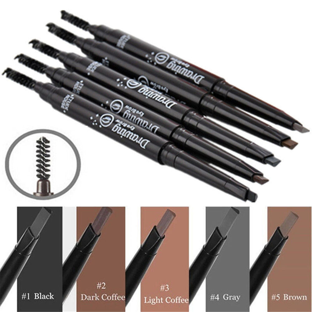 Waterproof Eyebrow Pencil Eye Brow Eyeliner Pen With Brush Makeup Cosmetic To#T