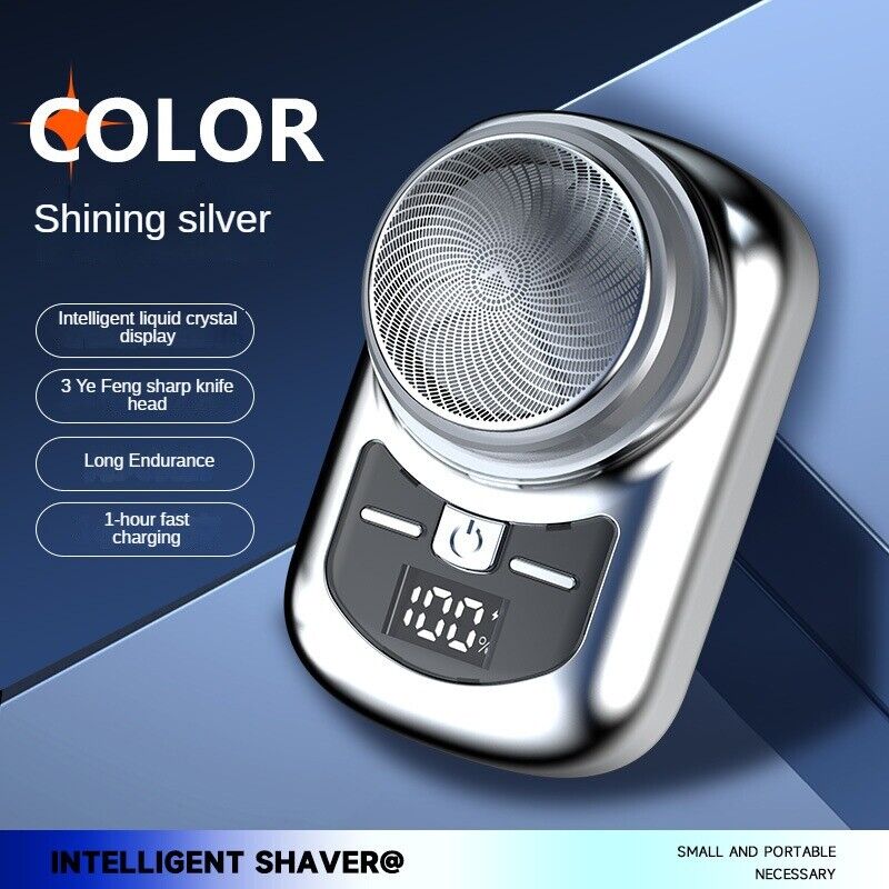 Mini Shaver USB Rechargeable Pocket Sized Portable Electric Shaver Razor Men