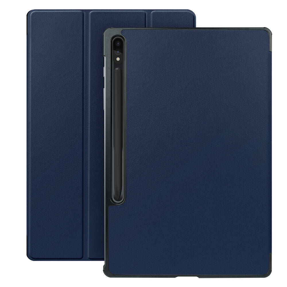 For Samsung Galaxy Tab S8+/S7+/S7 FE 12.4" Tablet Case Leather Stand Smart Cover