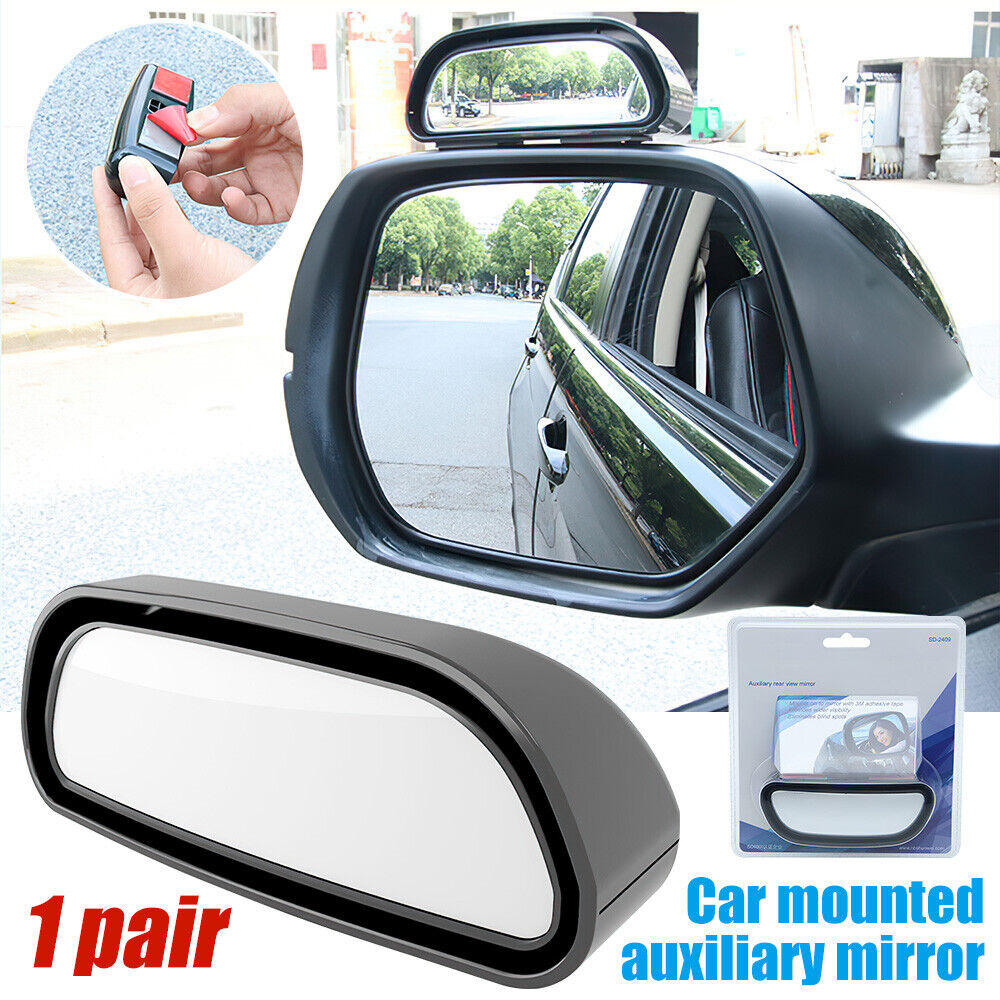 2x Adjustable Wide Angle Blind Spot Mirror for Driving Parking Safety Universal