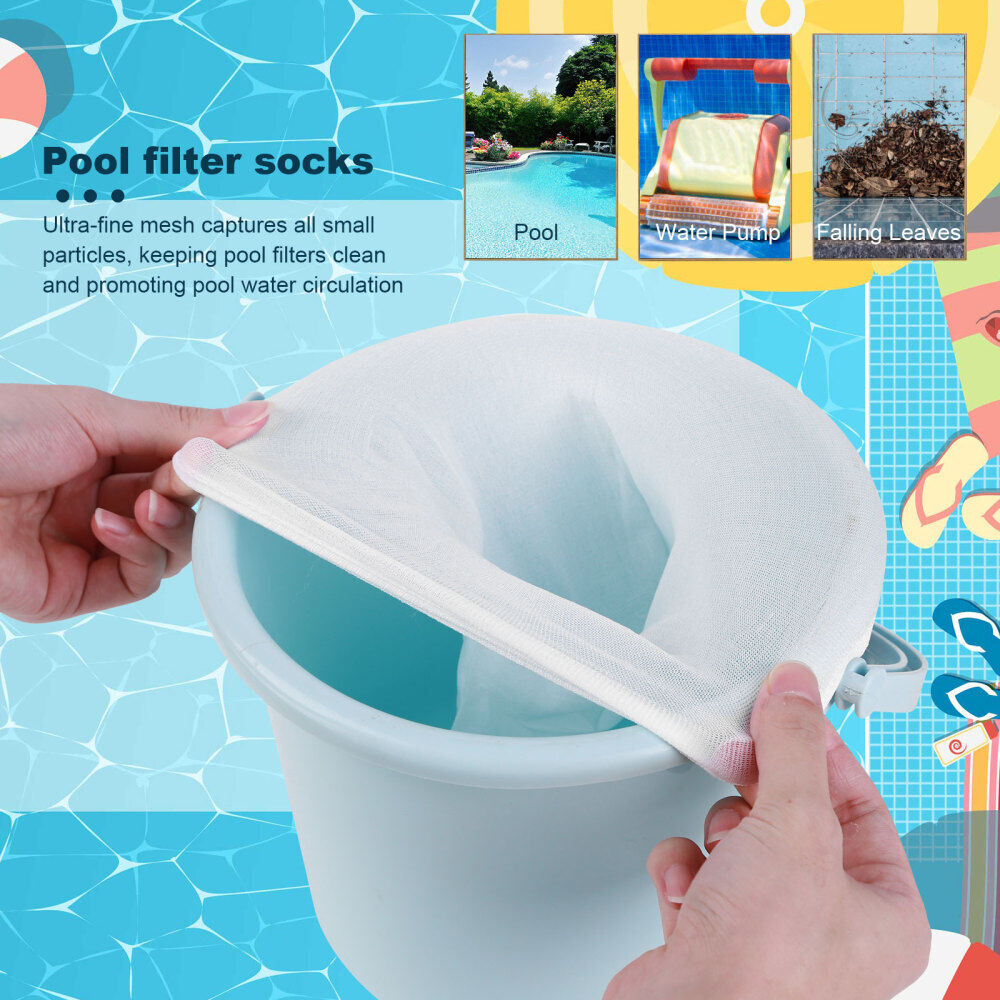 30pcs Pool Set Skimmer Socks Filter Socks Savers Jumbo Large 50 pack Swimming Pool