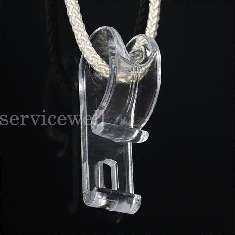 10pcs Safety Roller Blind Chain Shade Clear Tensioner Holder Clip Curtain Cord