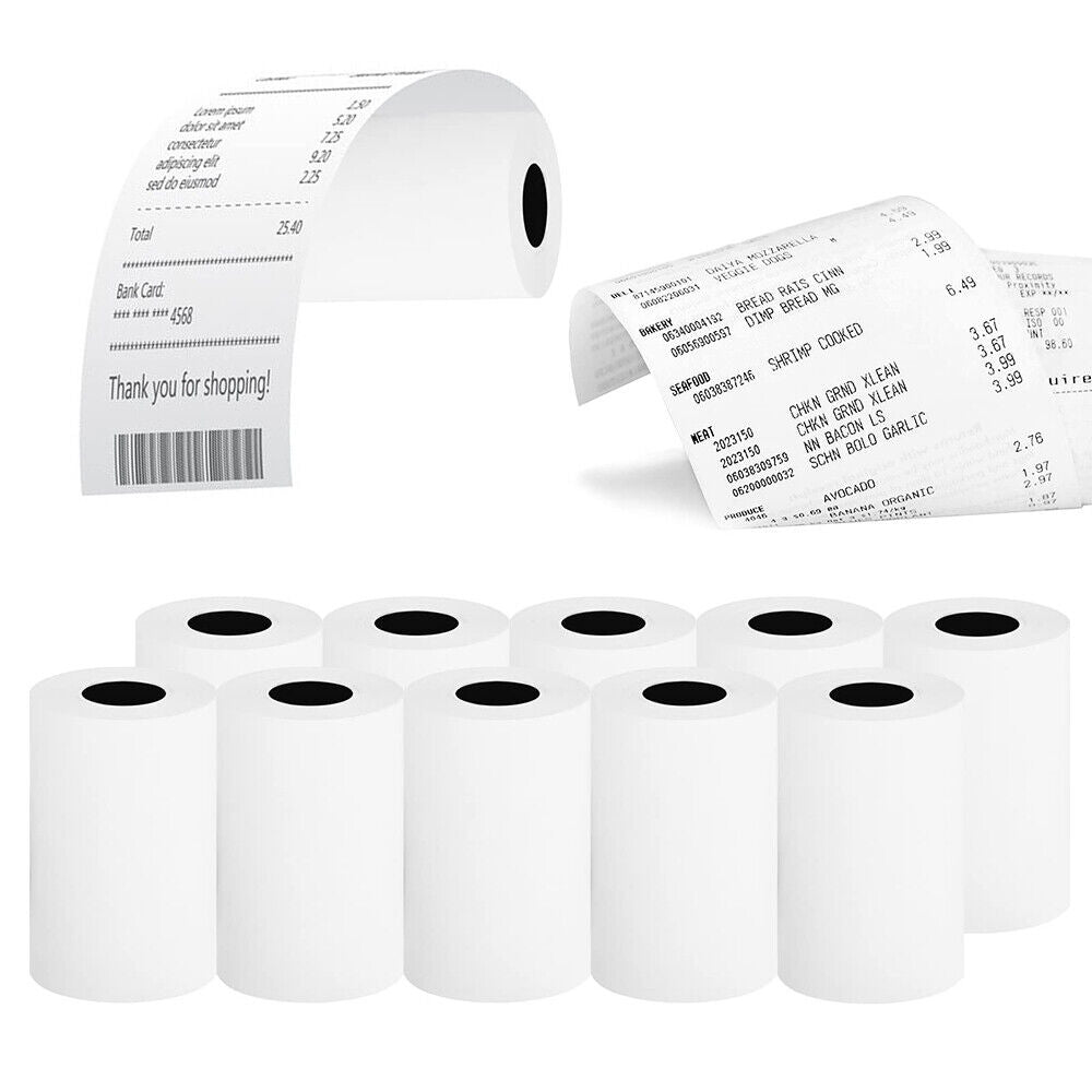 300 Rolls 57x38mm Thermal Paper For EFTPOS Cash Register Receipt Paper Rolls Kit