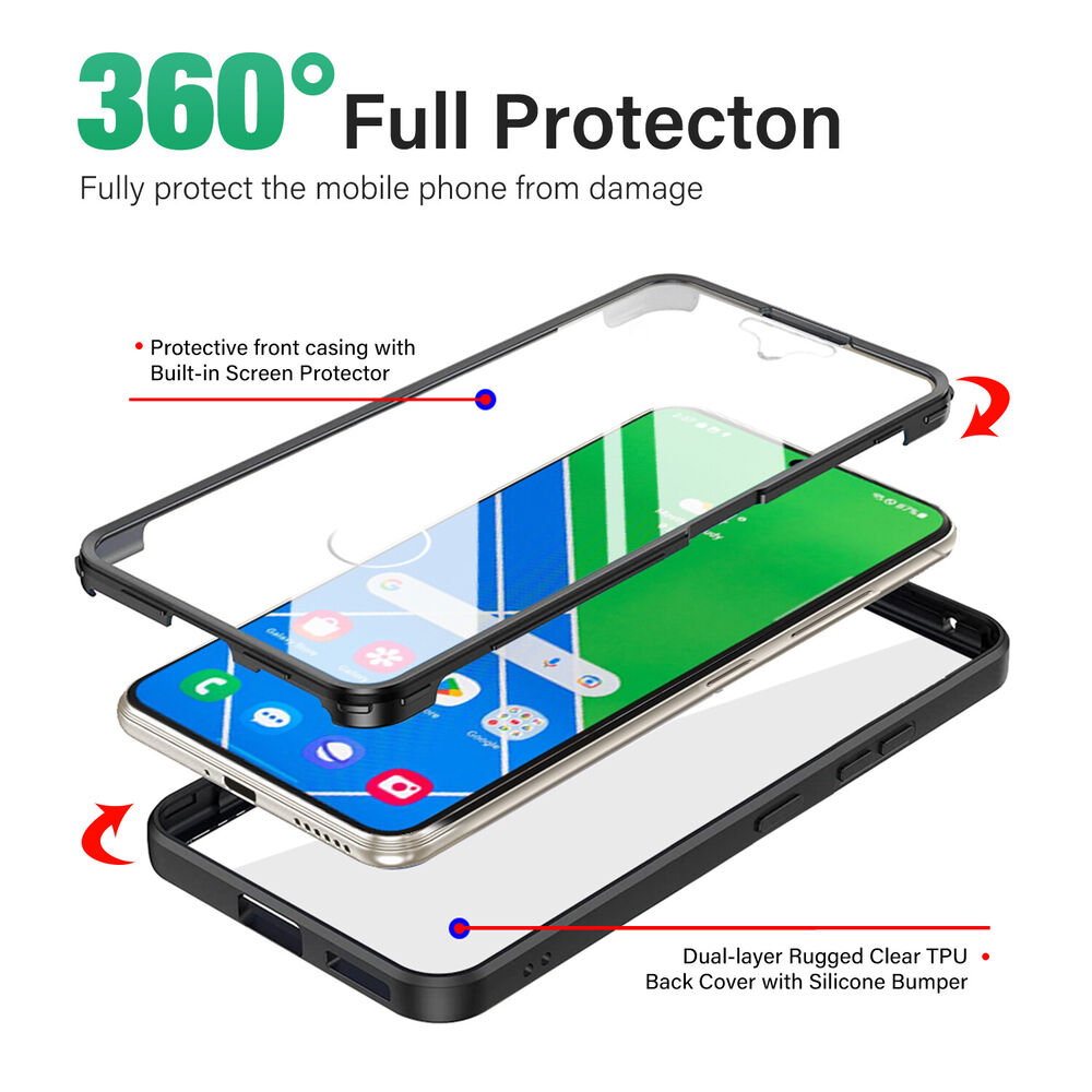 Shockproof 360°Full Body Silicone Case For Samsung S21 S22 S23 Ultra A54 A53 A23