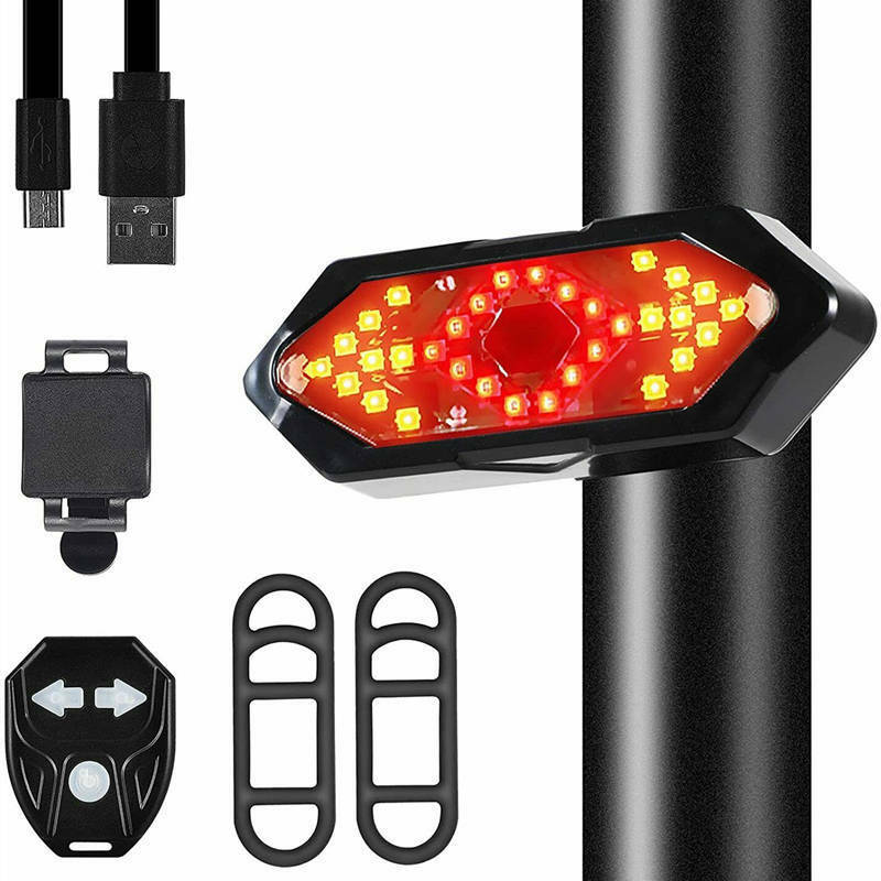 Wireless Remote Bike Rear Light LED Indicator Bicycle Turn Signal Taillight XL