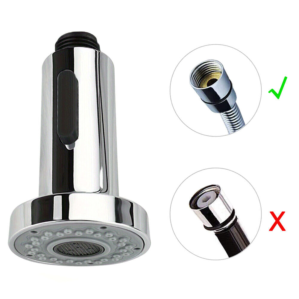 Kitchen Sink Mixer Tap Faucet Pull Out Spray Head Replacement Sprayer Head New