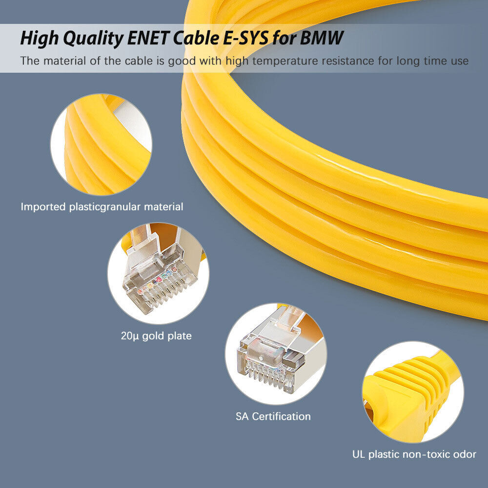 For BMW OBD Ethernet Cable Enet IcoM Coding F/G-Series