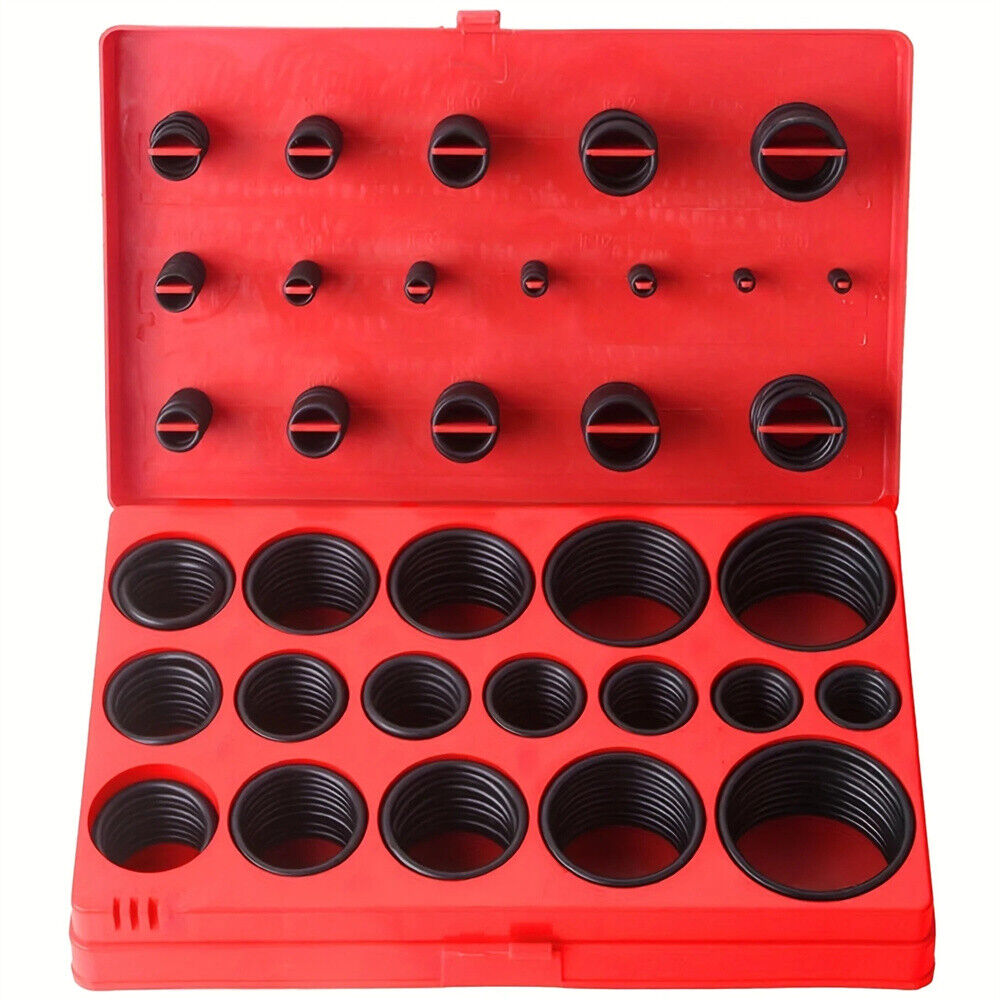 NEW 419 PCS Industrial 32 Sizes Rubber O Ring Assortment Kit Set Metric