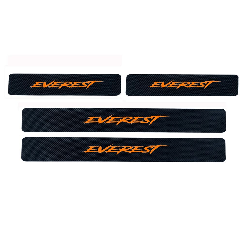 For Ford Everest Car Door Plate Sill Scuff Anti Scratch Decal Sticker Protector