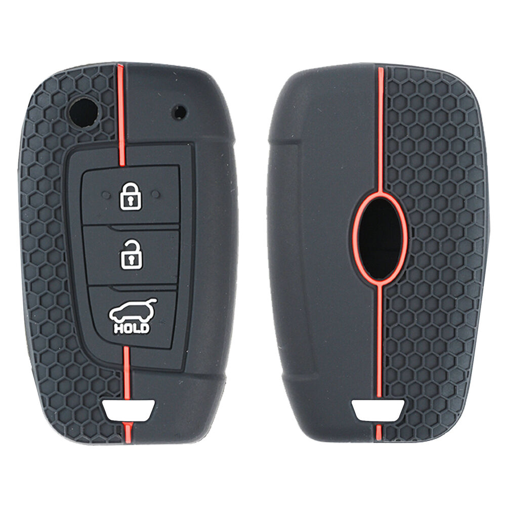 3 Buttons Remote Key Case Cover Shell For Hyundai Accent Elantra Verna Solaris