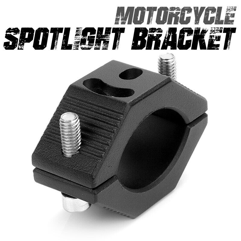 2X Motorcycle 20-32mm Fork Tube Bar Mount Clamp Headlight Spot Fog Light Bracket