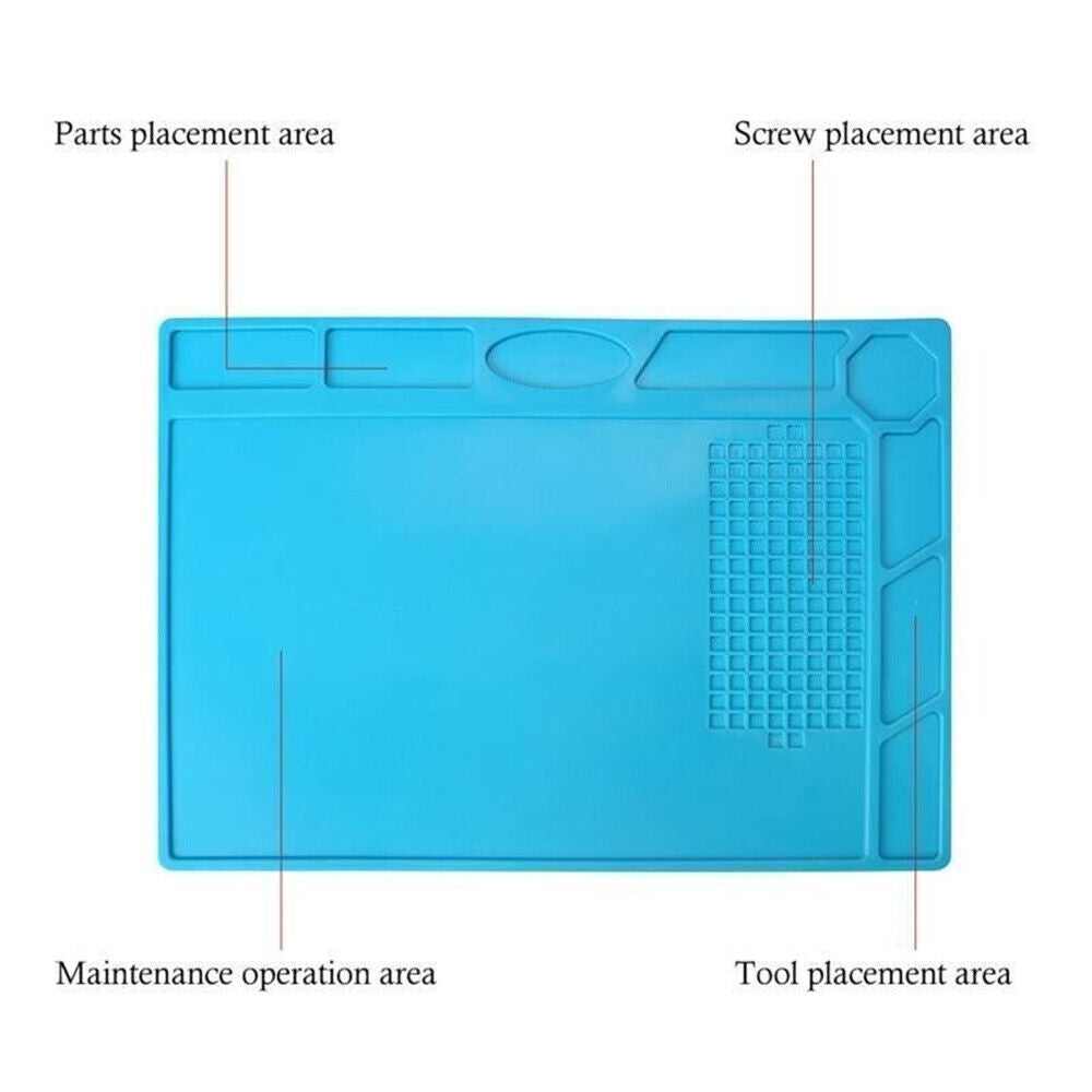 Phone PC Repair Silicone Mat Magnetic Anti-Static Heat Insulation Soldering Pad