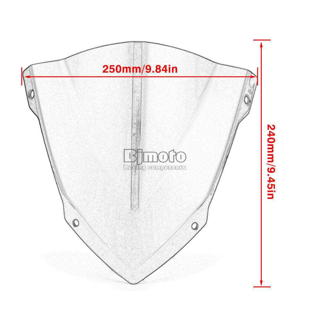 Windshield Windscreen Wind Protector For Yamaha MT-07 FZ-07 2018 2019 2020