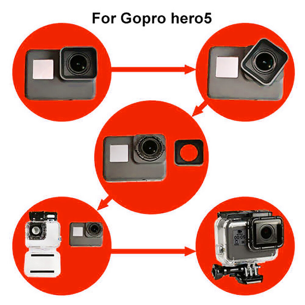 Waterproof Diving Black Camera Accessories 45m Housing Case For GoPro Hero 7 6 5